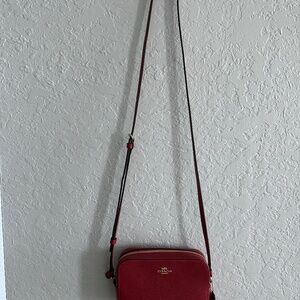 Coach Pebble Leather Crossbody Mini Camera Bag